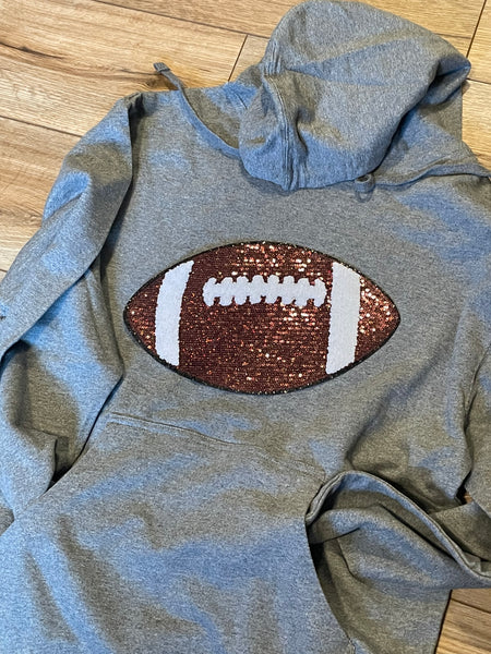 Football Sequin Sweatshirt