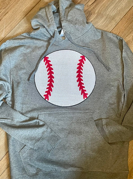 Baseball Sequin Sweatshirt