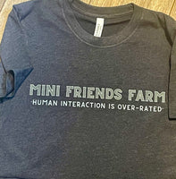 Mini Friends Farm- Bella Canvas Grey Tee